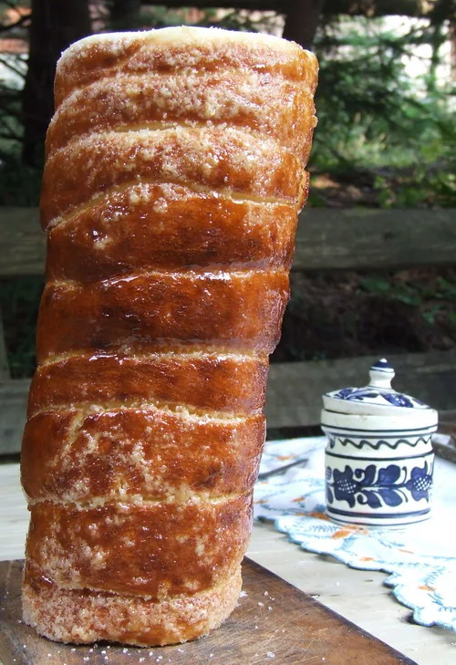 Elkészült kürtőskalács